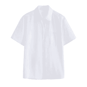 Oglanlar üçin klassik ak köýnek.