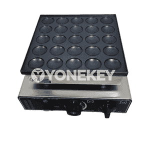 Dorayaki 25 taýmer tegelek wafli öndüriji maşyn 