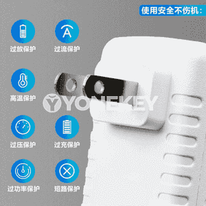 Xiaodu öý zarýad beriji liniýa adapteri.