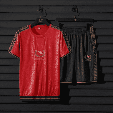 Erkekler üçin şortik+maýka.