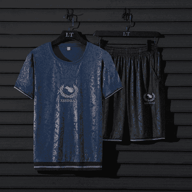 Erkekler üçin şortik+maýka.