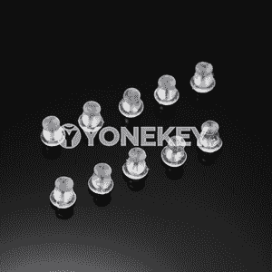 Gyzlar üçin 10 jübüt gulakhalkalara dakylýan silikon.