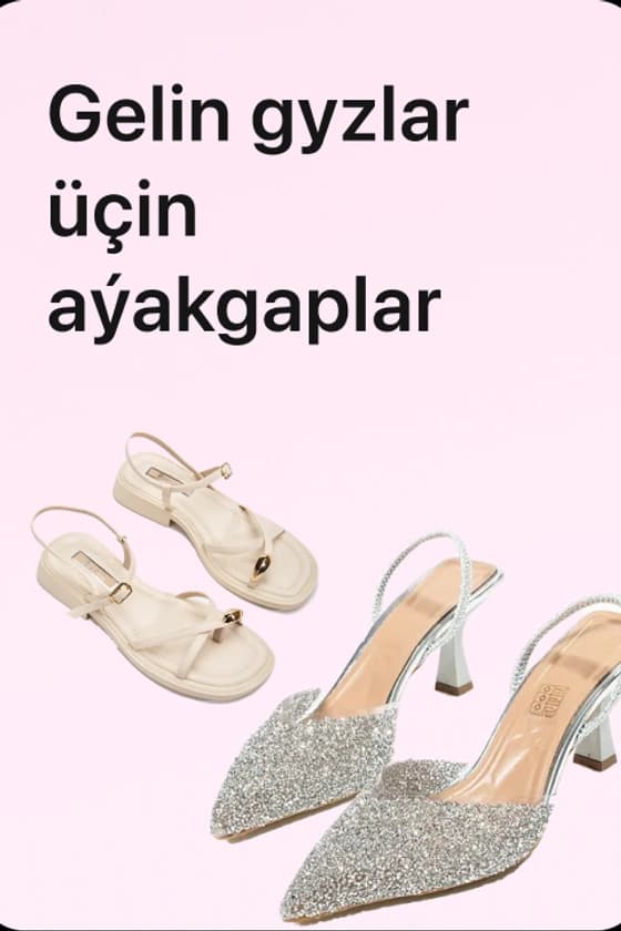 Gyz gelinler üçin aýakgaplary